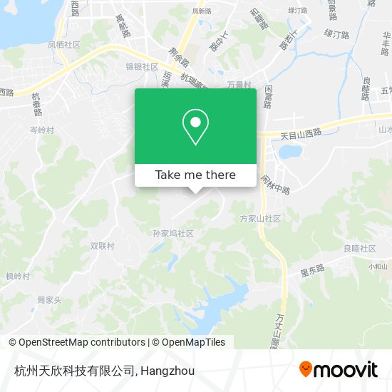 杭州天欣科技有限公司 map