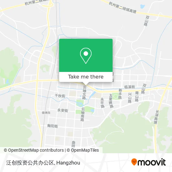 泛创投资公共办公区 map