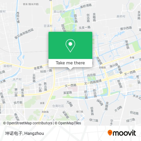 坤诺电子 map