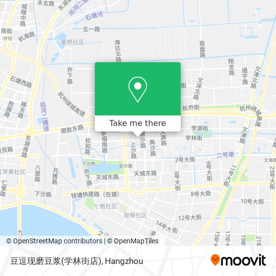 豆逗现磨豆浆(学林街店) map