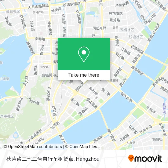 秋涛路二七二号自行车租赁点 map