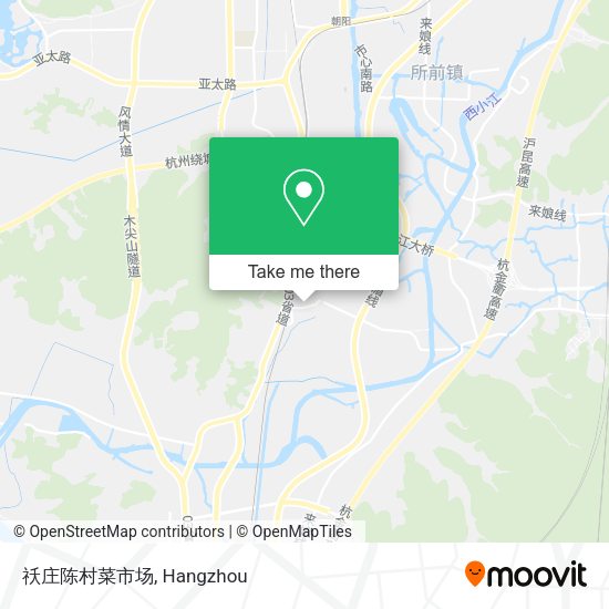 祅庄陈村菜市场 map