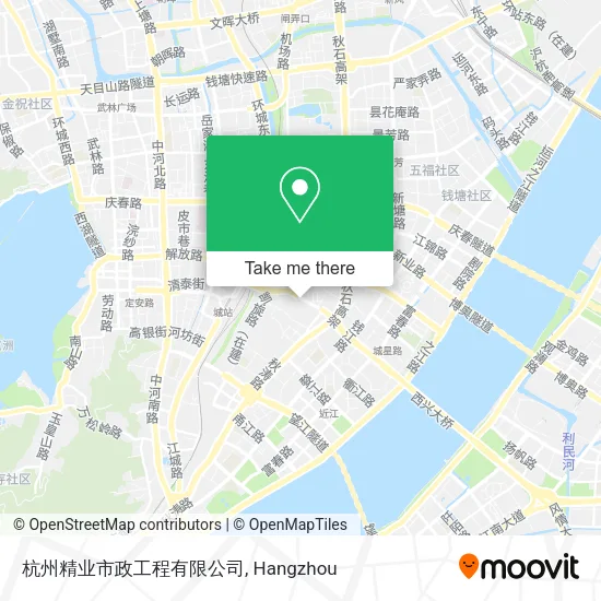 杭州精业市政工程有限公司 map