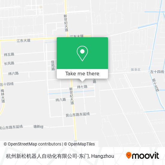 杭州新松机器人自动化有限公司-东门 map