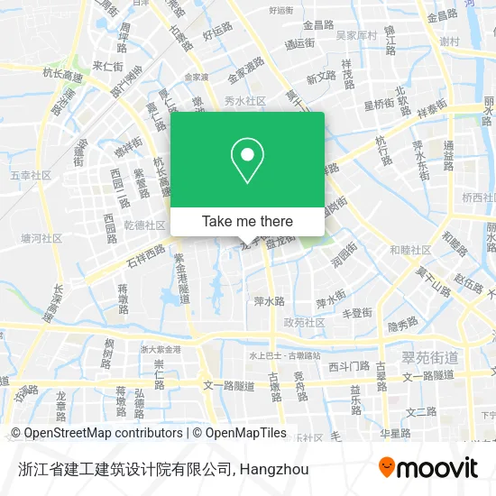 浙江省建工建筑设计院有限公司 map