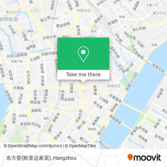 东方荟(欧亚达家居) map