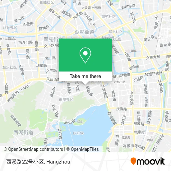 西溪路22号小区 map
