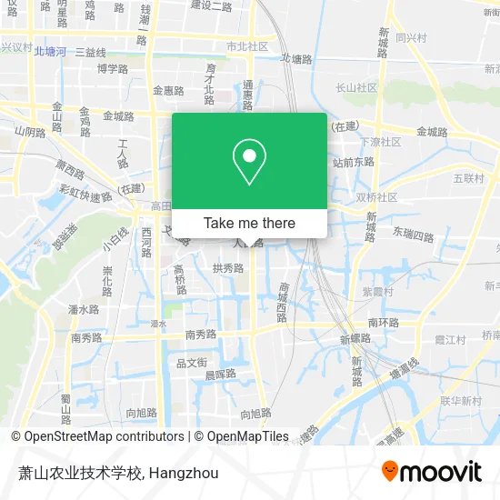 萧山农业技术学校 map