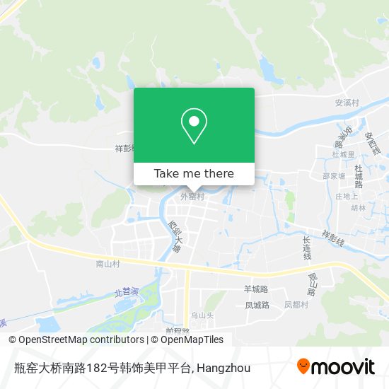 瓶窑大桥南路182号韩饰美甲平台 map