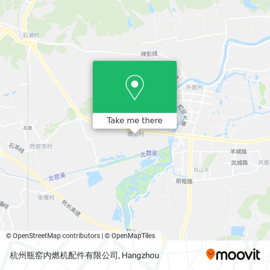 杭州瓶窑内燃机配件有限公司 map