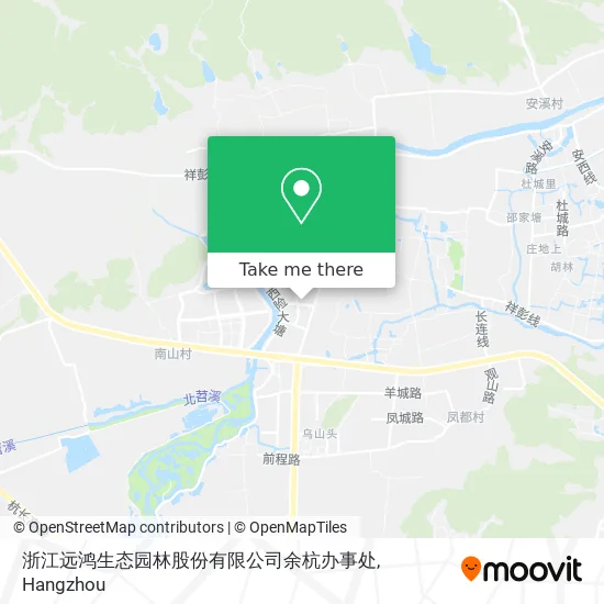 浙江远鸿生态园林股份有限公司余杭办事处 map