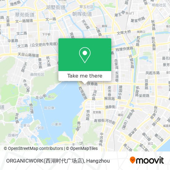 ORGANICWORK(西湖时代广场店) map
