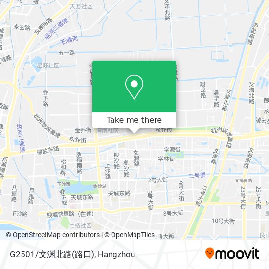 G2501/文渊北路(路口) map