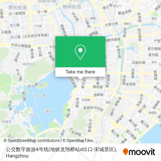 公交数字旅游4号线(地铁龙翔桥站d出口-宋城景区) map