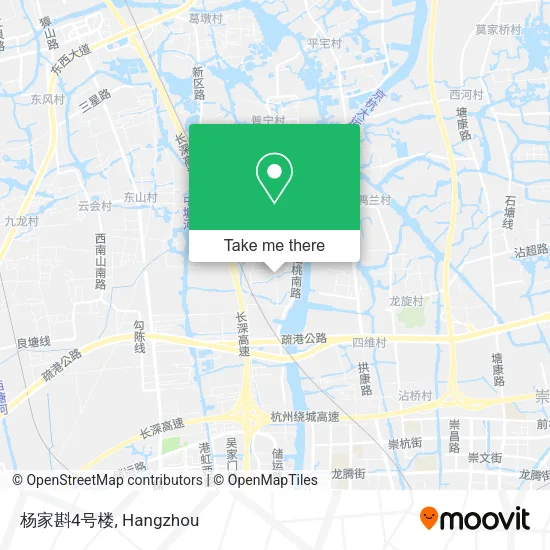 杨家斟4号楼 map