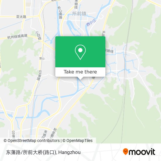 东藩路/所前大桥(路口) map