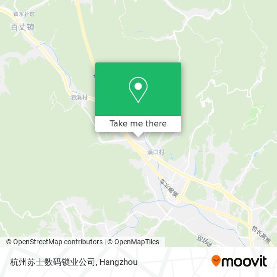杭州苏士数码锁业公司 map