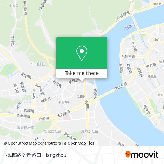 枫桦路文景路口 map