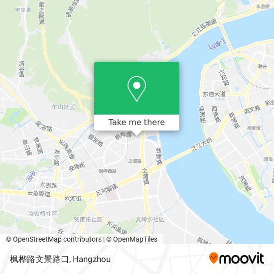 枫桦路文景路口 map