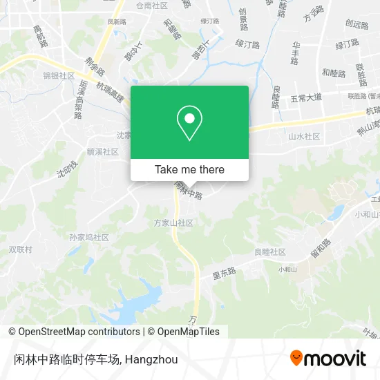 闲林中路临时停车场 map
