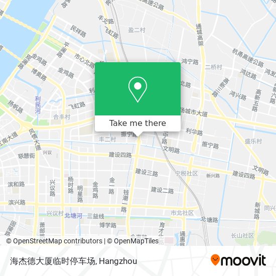 海杰德大厦临时停车场 map