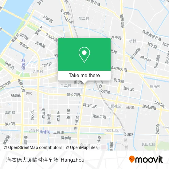 海杰德大厦临时停车场 map