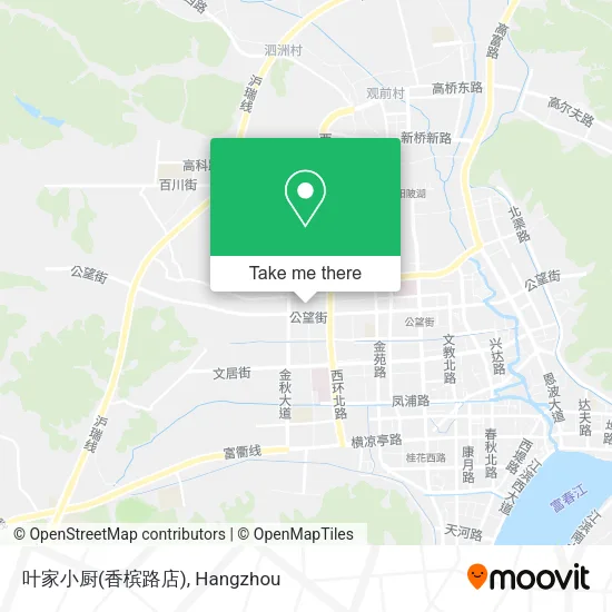 叶家小厨(香槟路店) map