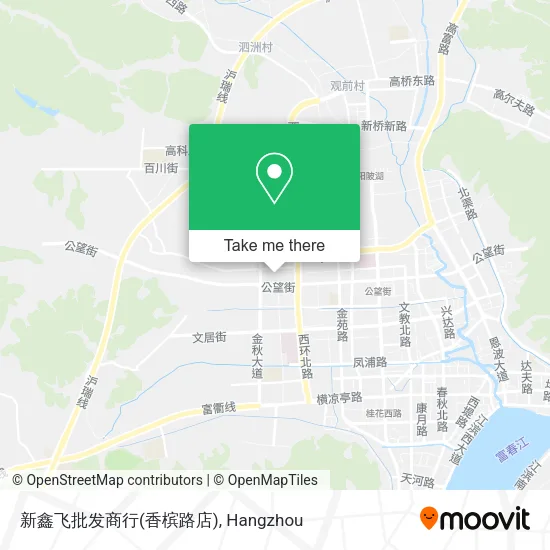 新鑫飞批发商行(香槟路店) map