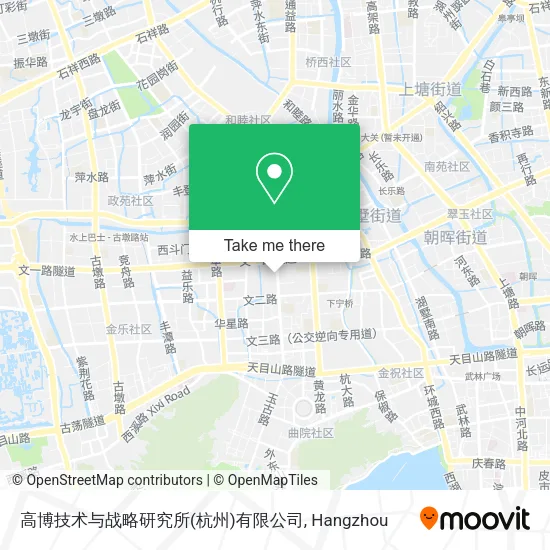 高博技术与战略研究所(杭州)有限公司 map