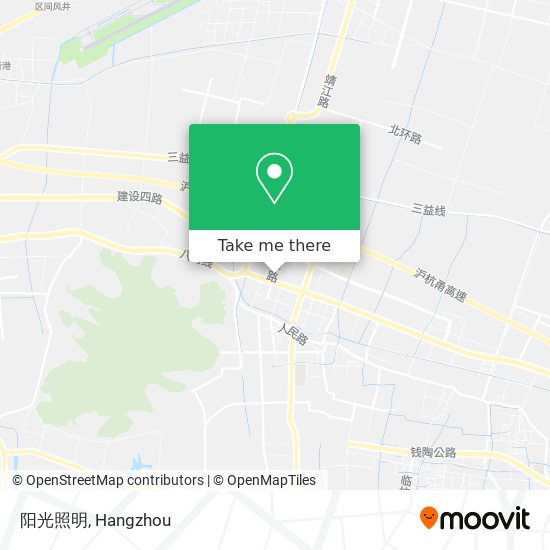 阳光照明 map