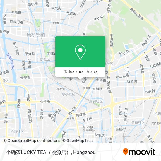小确茶LUCKY TEA（桃源店） map