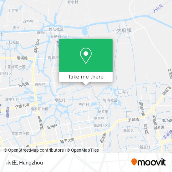 南庄 map