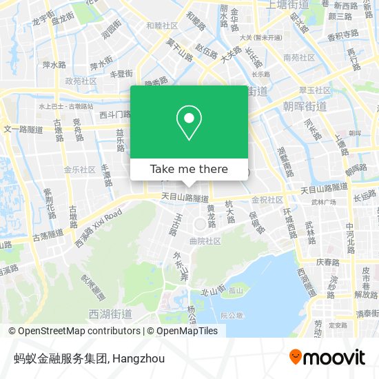 蚂蚁金融服务集团 map