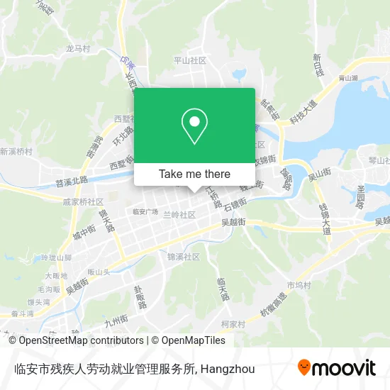 临安市残疾人劳动就业管理服务所 map