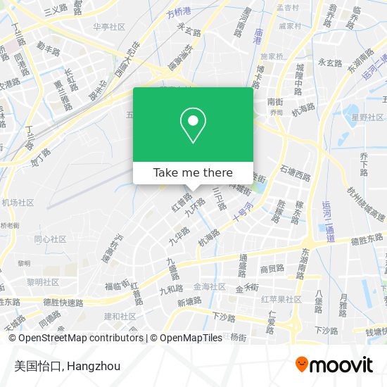 美国怡口 map