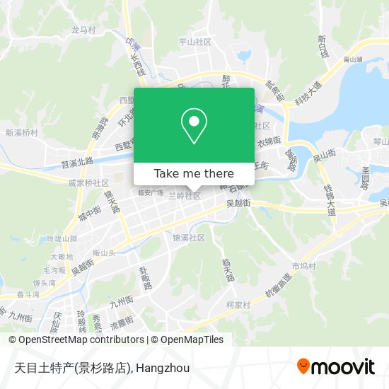 天目土特产(景杉路店) map