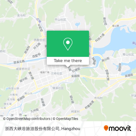 浙西大峡谷旅游股份有限公司 map