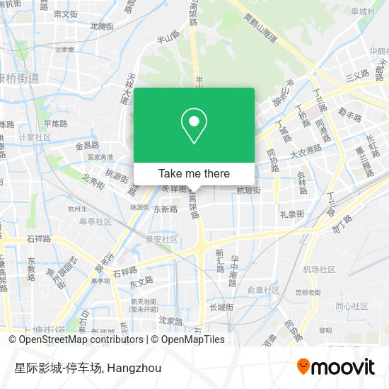 星际影城-停车场 map