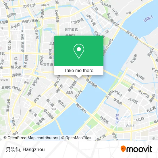男装街 map
