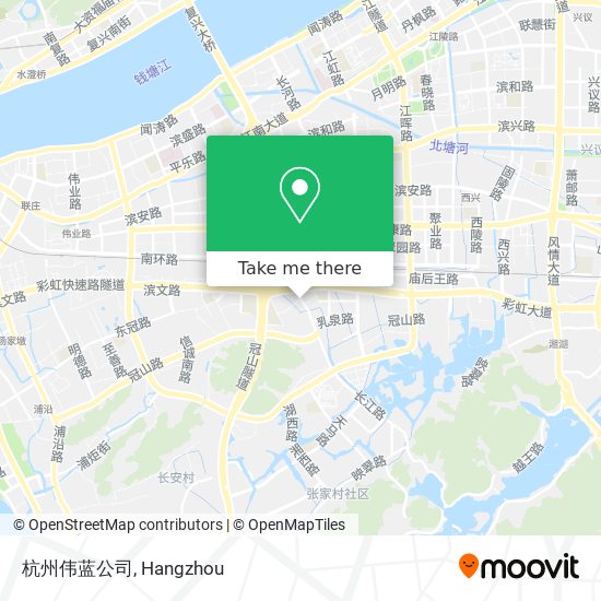杭州伟蓝公司 map
