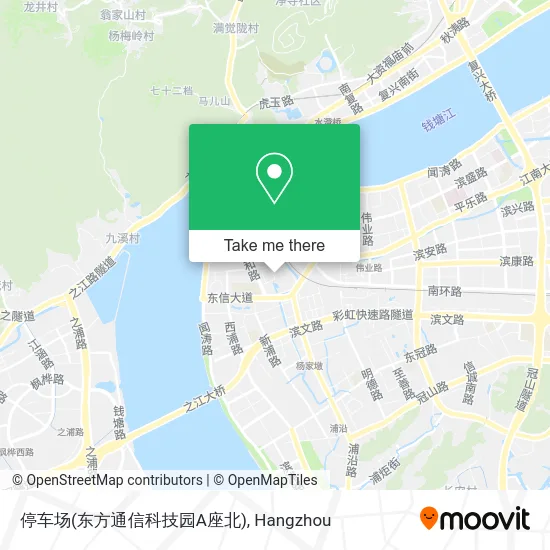 停车场(东方通信科技园A座北) map