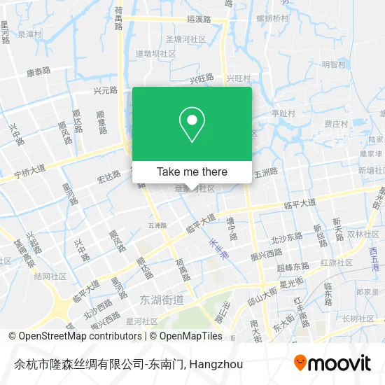 余杭市隆森丝绸有限公司-东南门 map