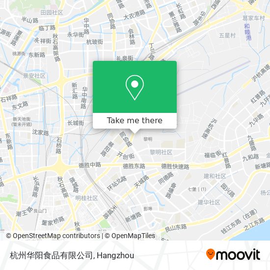 杭州华阳食品有限公司 map