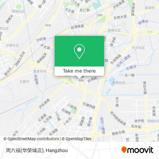 周六福(华荣城店) map