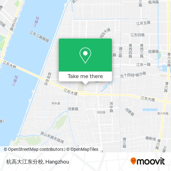 杭高大江东分校 map