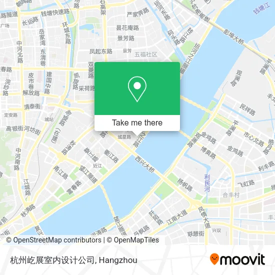 杭州屹展室内设计公司 map