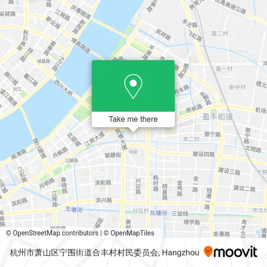 杭州市萧山区宁围街道合丰村村民委员会 map