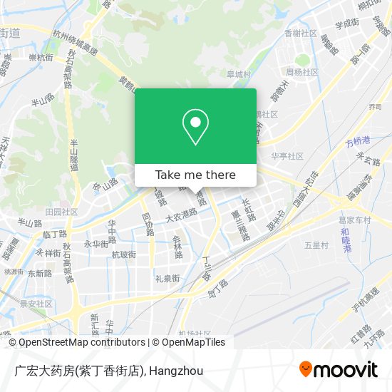 广宏大药房(紫丁香街店) map