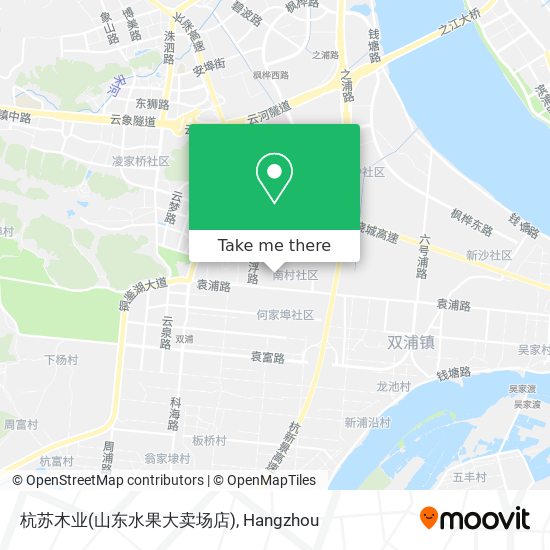 杭苏木业(山东水果大卖场店) map