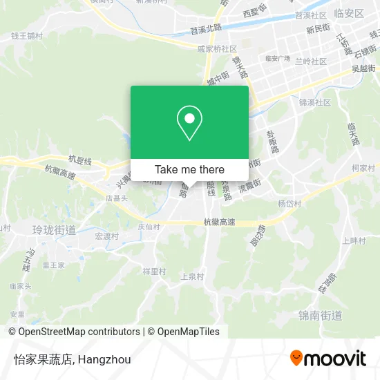 怡家果蔬店 map